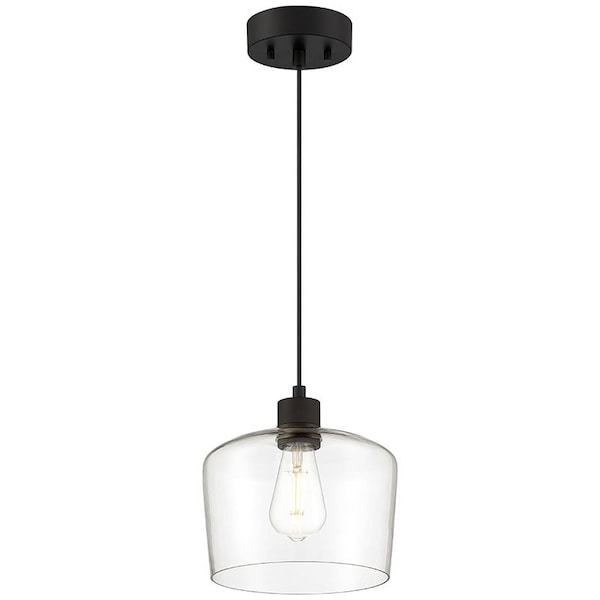 Access Lighting Port Nine Chardonnay, Chardonnay LED Pendant, Matte Black Finish, Clear Glass 63141LEDDLP-MBL/CLR - main